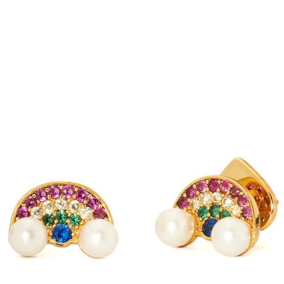 Kate Spade Rainbow Pearl Stud Earrings - Picture 1 of 4